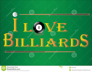 billiards-vector-illustration-words-i-love-49761568